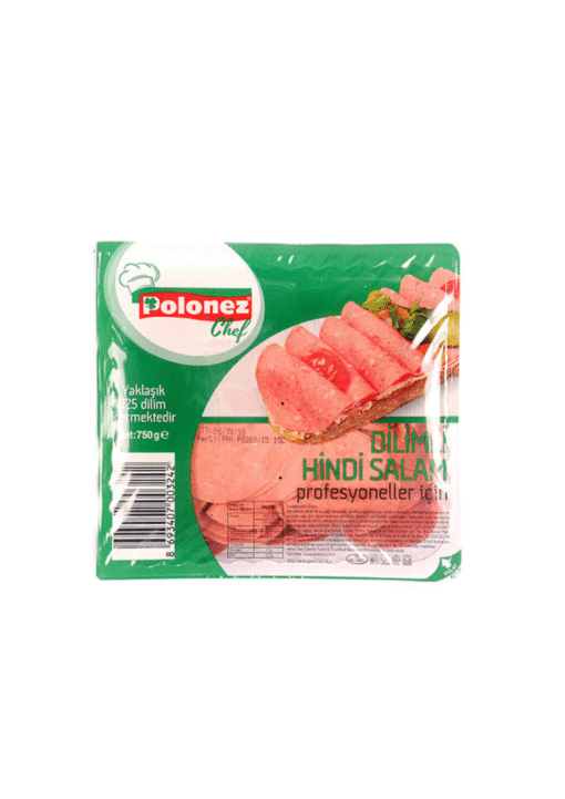 POLONEZ CHEF DİLİMLİ HİNDİ SALAM (750 GR)