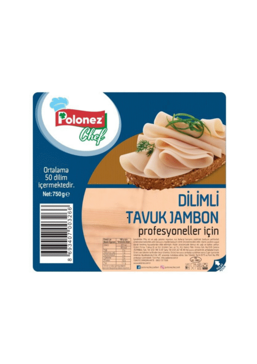 POLONEZ DİLİMLİ PİLİÇ JAMBON 750 GR