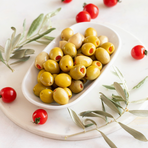 BİBERLİ YEŞİL ZEYTİN 10 KG (140-160)